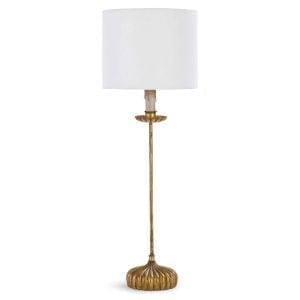 Clove Stem Buffet Table Lamp White Rousseaus Lighting by Regina Andrew