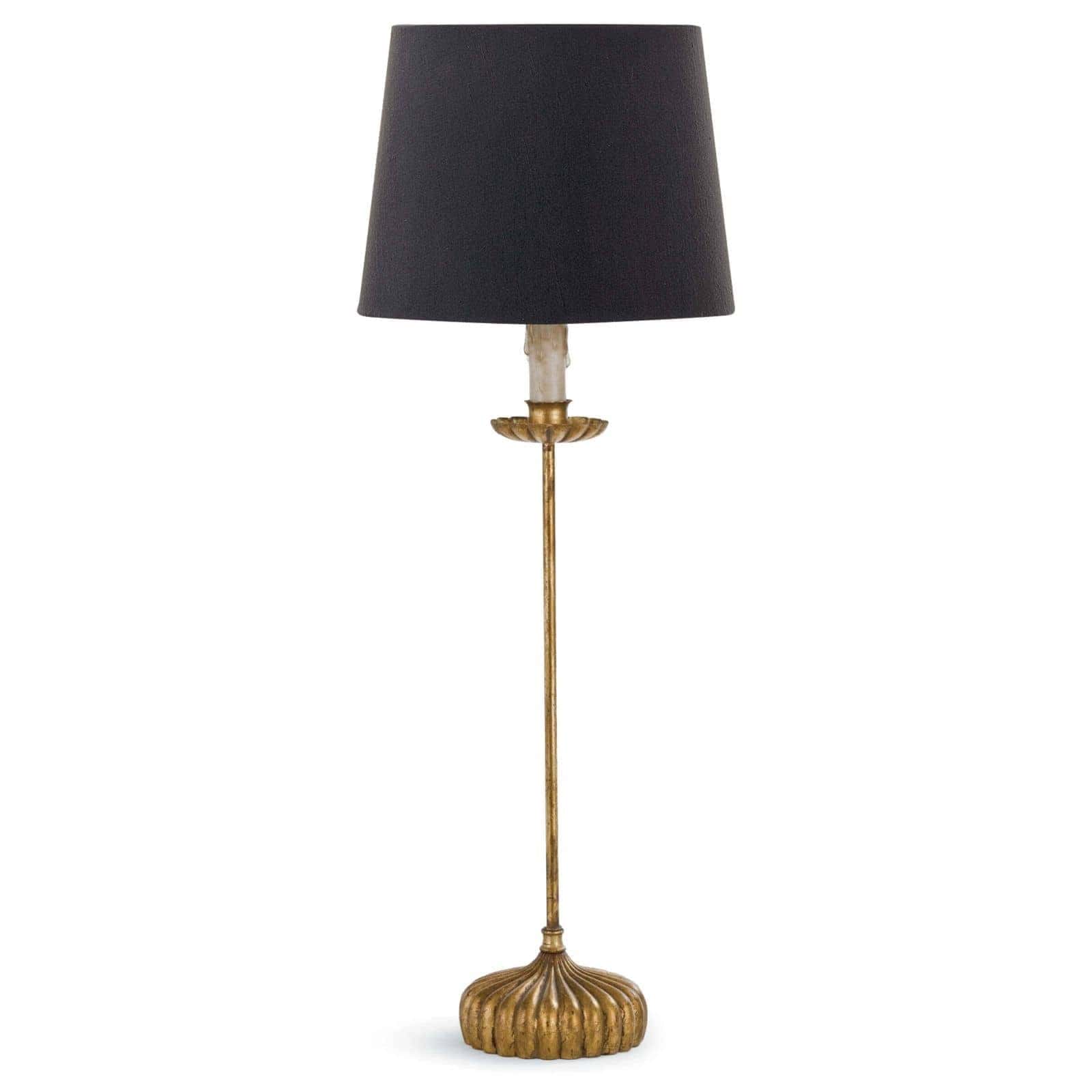 Clove Stem Table Lamp Black Rousseaus Lighting Regina Andrew