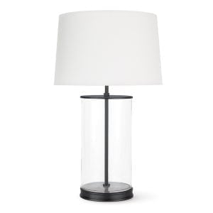 Magelian Glass Table Lamp Black