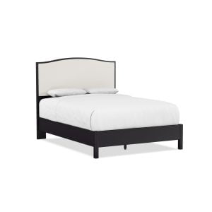 Studio 19 Upholstered Panel Bed Finish: Solid Black