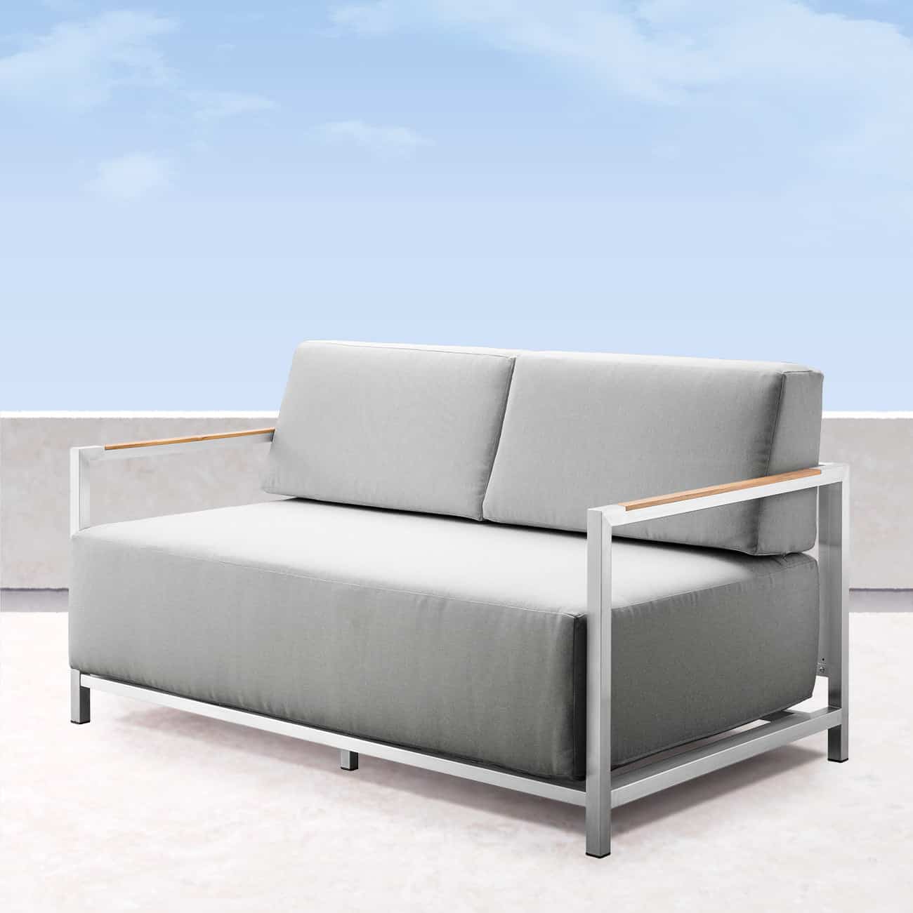 Acacia Lux Loveseat w/ Sunbrella® Cushions - Image 2