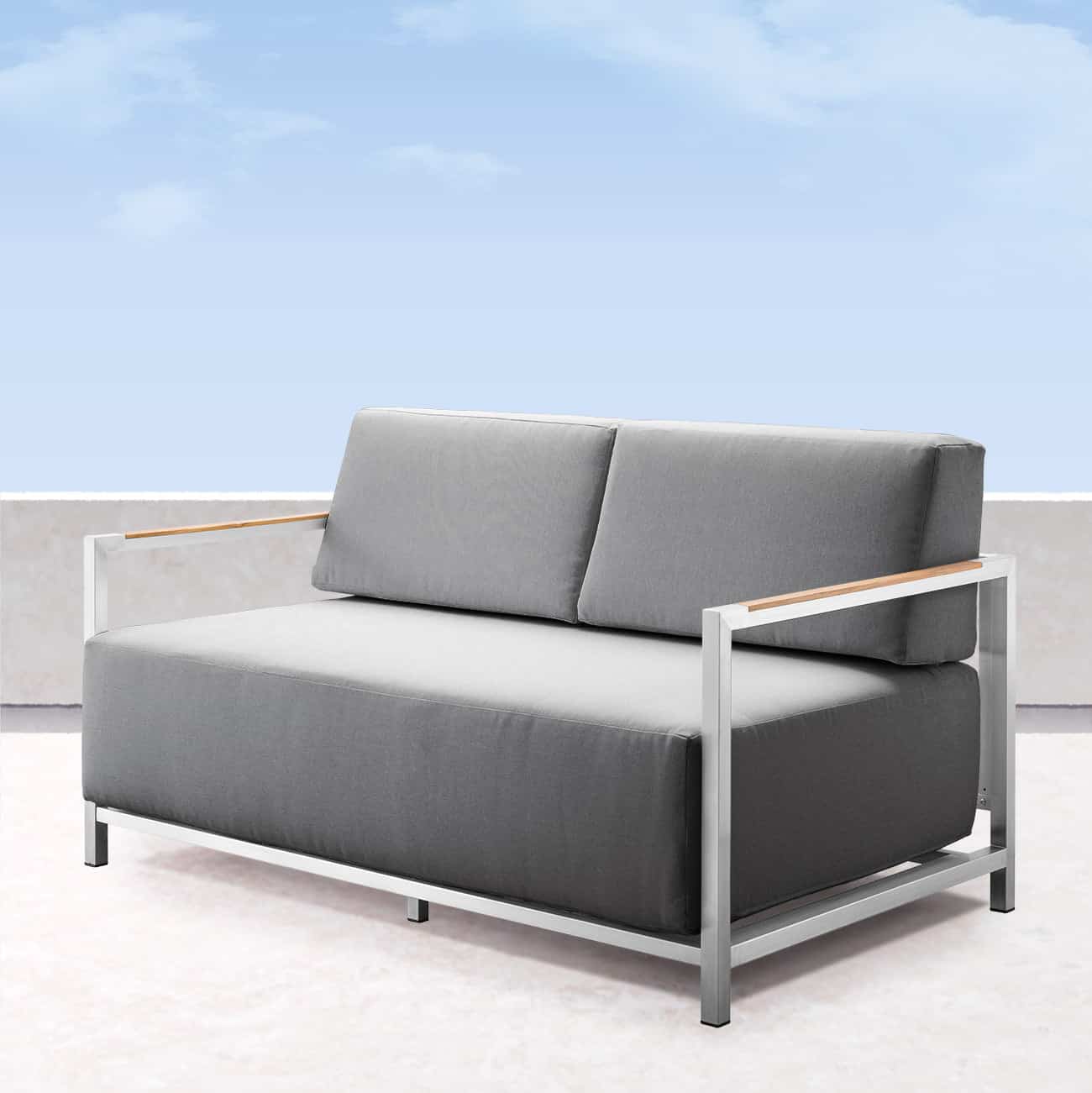 Acacia Lux Loveseat w/ Sunbrella® Cushions - Image 3
