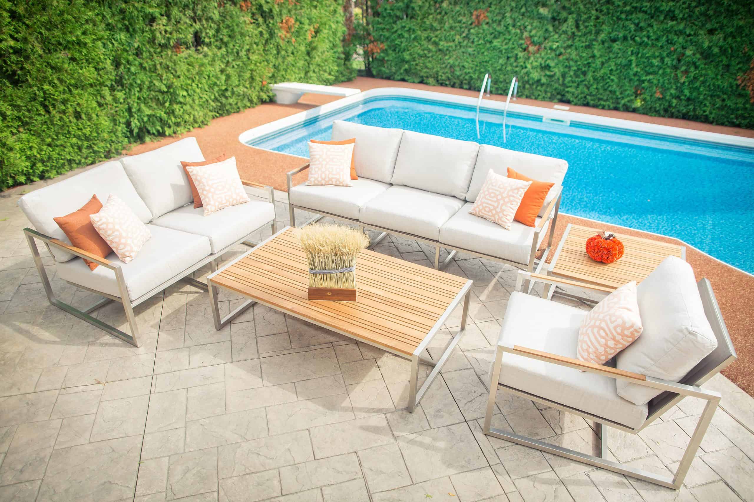 Acacia Lounge Chair w/ Sunbrella® Cushions - Image 7