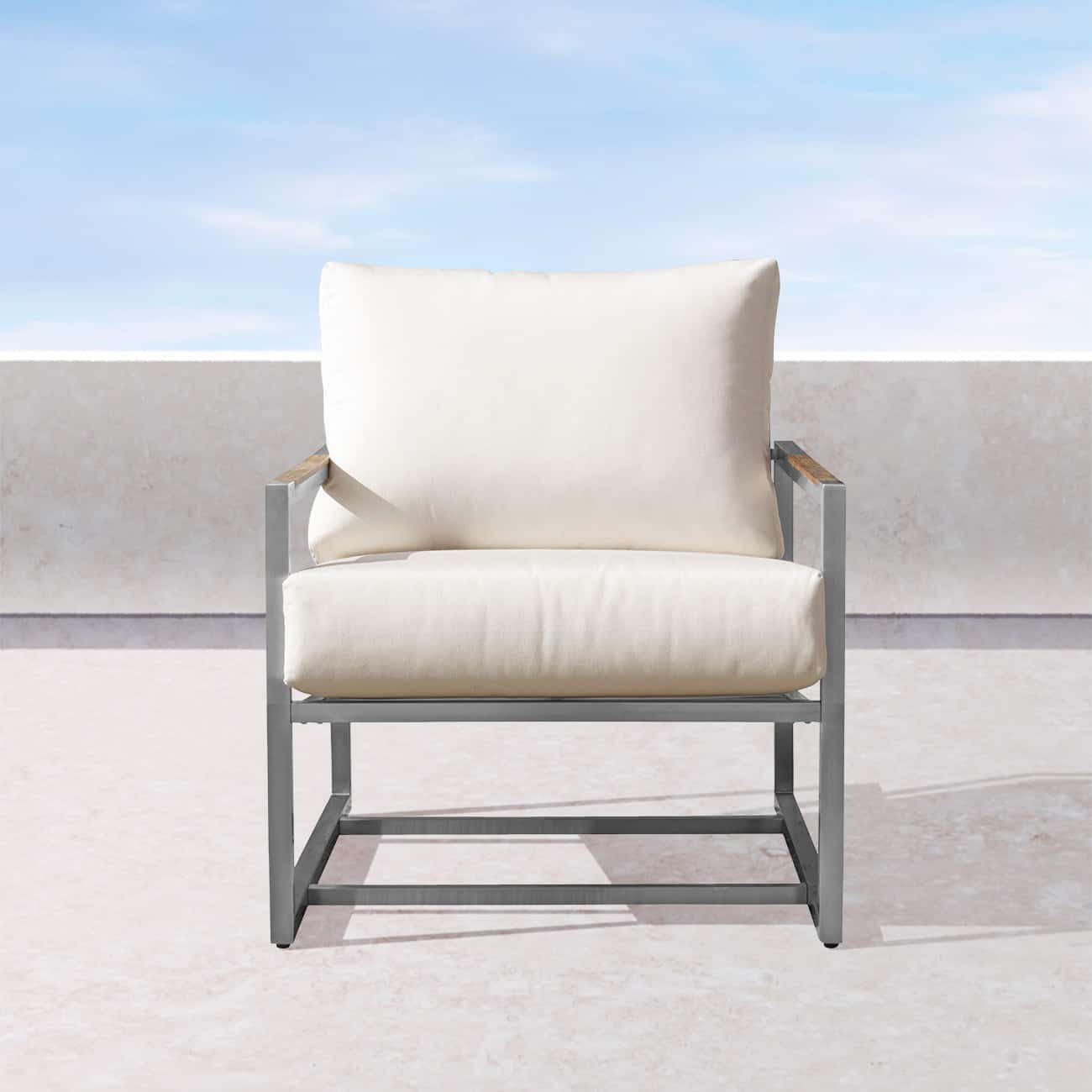 Acacia Lounge Chair w/ Sunbrella® Cushions - Image 2
