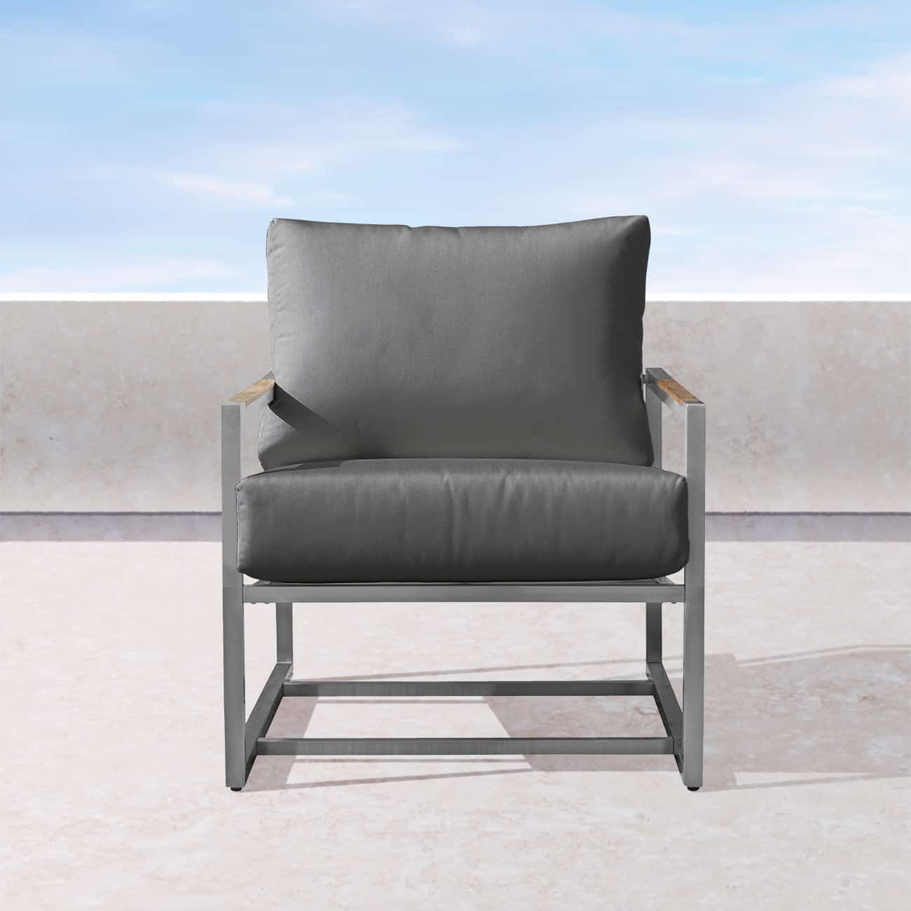Acacia Lounge Chair w/ Sunbrella® Cushions - Image 4