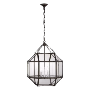 Morris Medium Lantern - Antique Zinc