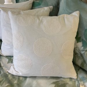 Pale Blush Embroidered Pillow