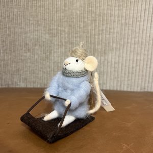 Sledding Soloman Mouse Ornament