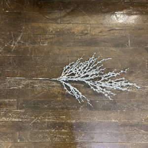 Metallic Ice Twig Spray 29" - Silver