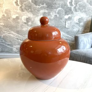 Rust Ginger Jar *SOLD*