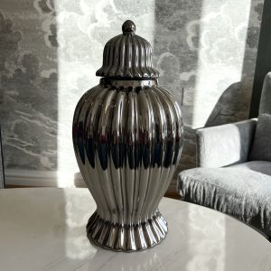 Silver Ginger Jar