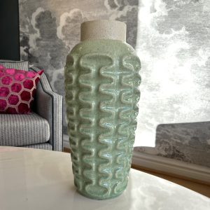 Celadon Textured Vase