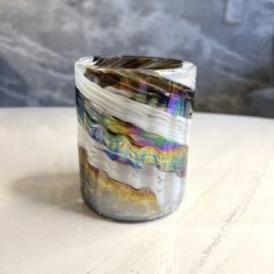 Handblown Rocks Glass