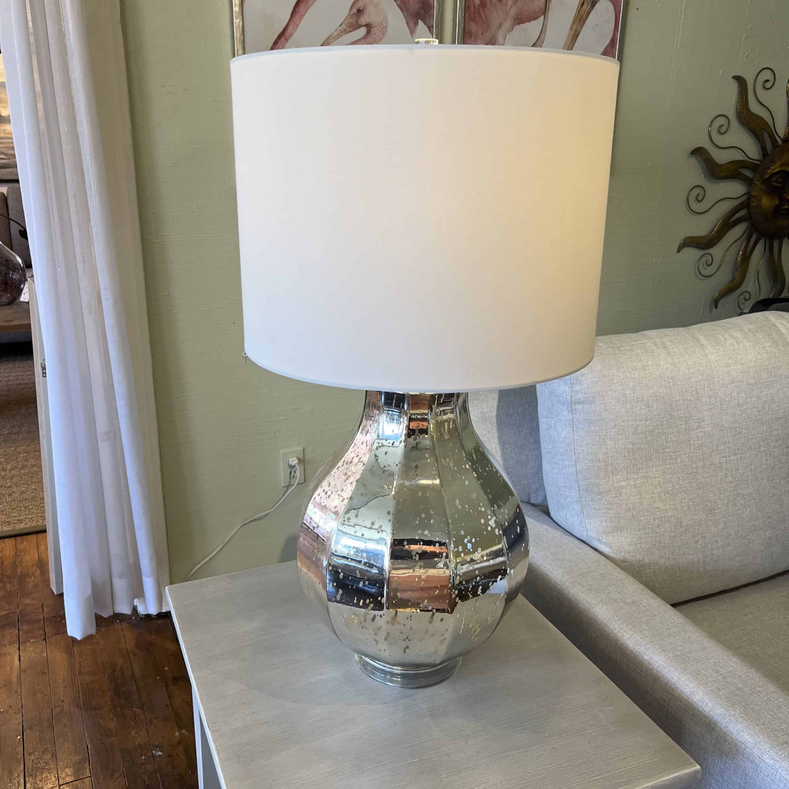 Mercury Glass Table Lamp